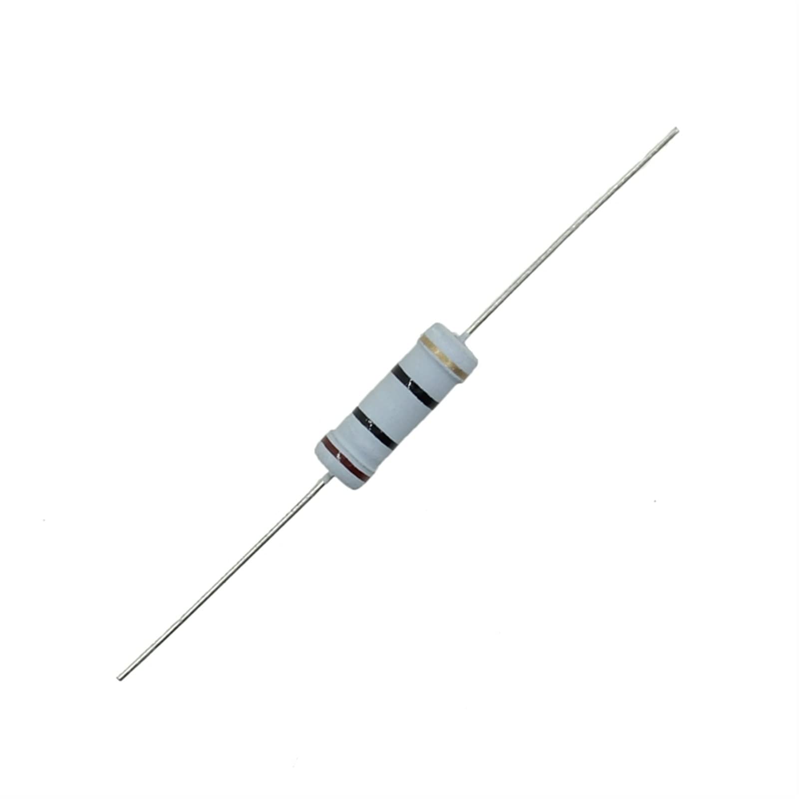 Resistencias 100 Piezas Resistencia de película de Carbono de 3 W, Resistencia de tolerancia del 5 por ciento, for proyectos electrónicos y experimentos (Color : 0.5 Ohm)