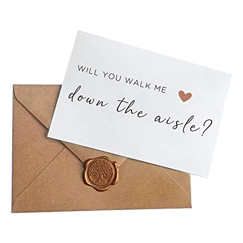 Joyfulmap Wedding Proposal Card with Envelope Cover