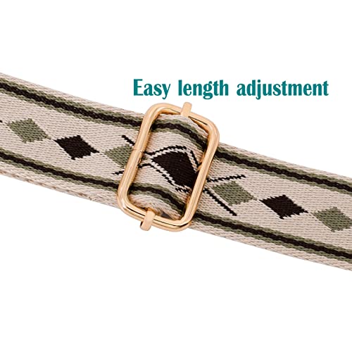 Image of Strap Purse Crossbody Bag Strap Replacement Metal Swivel Hook Shoulder Strap Guitar Strap for Crossbody Bag /luggag