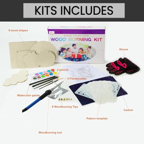Kit de quema de leña seguro para evitar frustraciones al grabar madera 4