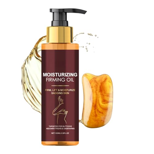Glow Remedy Oil Original Magic Luxury Body Oil mit Massage Board Lifting Körperöl Straffend Glow Straff Magic Körperöl Sanfte Body Skin Care Massageöl für All Haut Spendet Intensive Feuchtigkeit 100ml