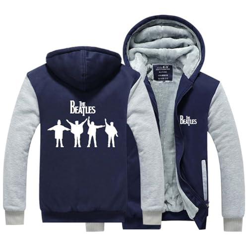 LAXES Sweat À Capuche À Manches Longues,The Beatles Impression en 3D Encapuchonné Sweat,Shirt DéContractéE des Sports Chandail,Cadeau de Noël-Blue and Grey||M - Les Beatles, Paul McCartney, John Lennon, RIngo Starr, George Harrison LAXES Sweat À Capuche À Manches Longues,The Beatles Impression en 3D Encapuchonné Sweat,Shirt DéContractéE des Sports Chandail,Cadeau de Noël-Blue and Grey||M