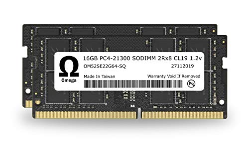 Omega 32GB (2x16GB) AbvO[h 2019 Apple iMac 27C` RetinafBXvCt 2018N Apple Mac Mini DDR4 2666Mhz PC4-21300 SODIMM 2Rx8 CL