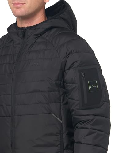 Image of BOSS Men's Lightweight Hooded Puffer Jacket