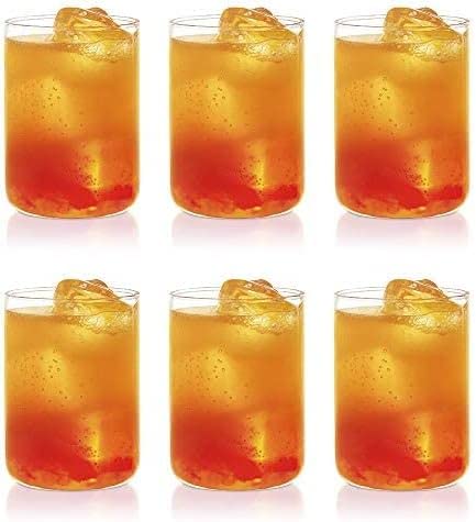 Image of PrimeWorld 270ml Set of 12 pcs Water Juice Colddrink Mojito Cocktail Iced Tea Glasses for Drinking Milkshake Soda Lassi Cold Coffee Smoothies Soft Drink Any Drink Whiskey Drink Juice Mocktail Beer