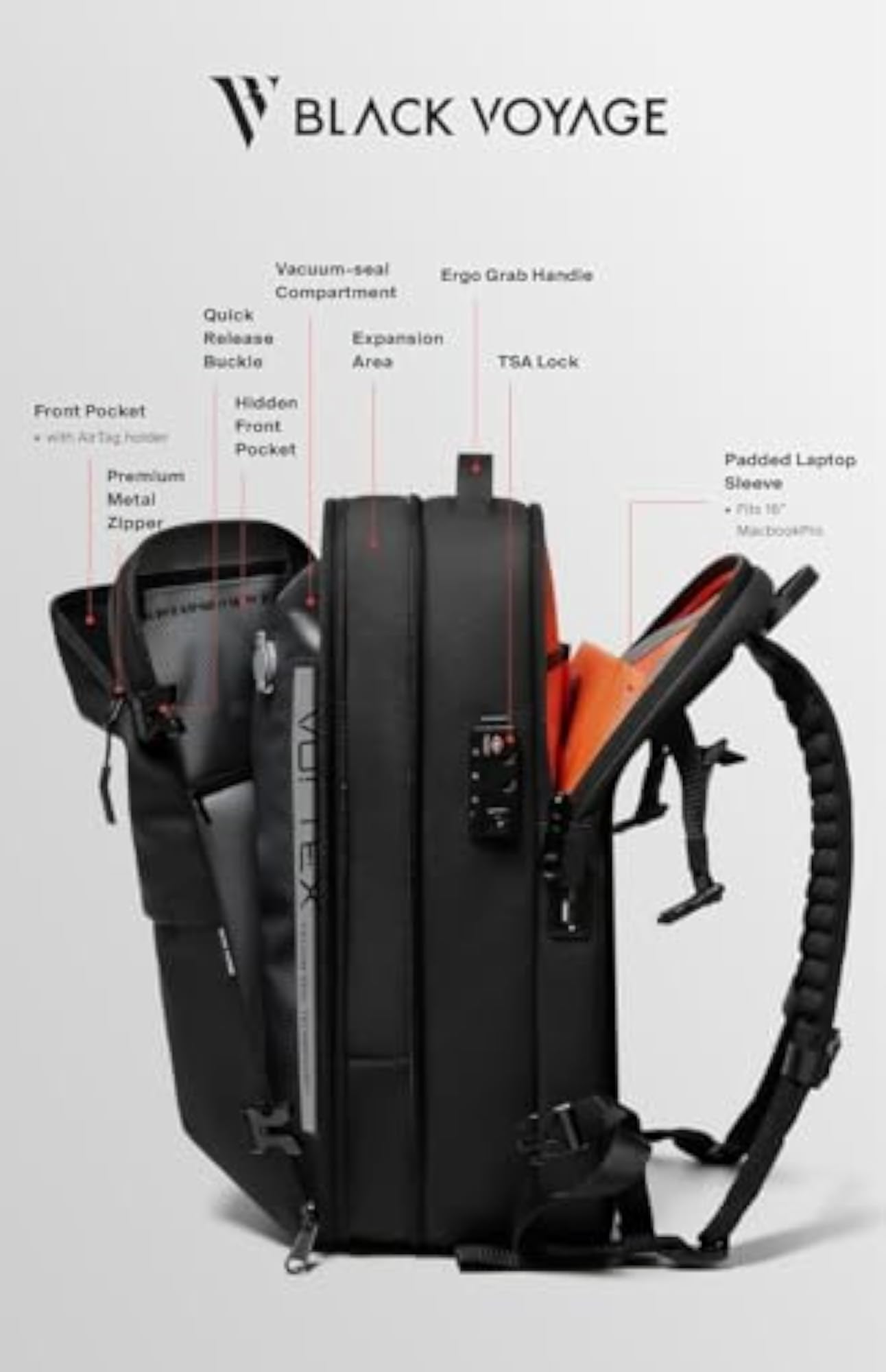 Vortex Vacuum Seal Travel Backpack 60L