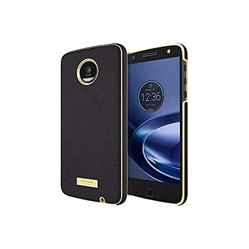 Kate Spade New York Wrap Case for Moto Z Play Droid - Saffiano Black