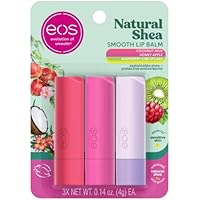 3-Pack eos Natural Shea Lip Balm, 0.14 oz