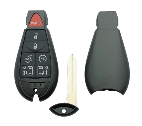 Coque clé Dodge Ram et Chrysler usée : solution de rechange 7 boutons