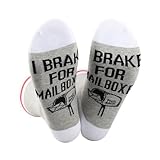 TSOTMO Postboten Geschenk Postdienst Post Post Dame Geschenk I Bremse für Briefkästen Socken Neuheit Geschenke für Postträger