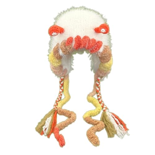 Sombrero de monstruos de felpa suave para fiestas, celebraciones, gorro de felpa esencial para viajes, adecuado para niños, monstruos encantadores