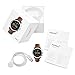 Fossil Q Men's Gen 3 Explorist Stainless Steel and Leather Smartwatch, Color: Blue, Brown (Model: FTW4004)