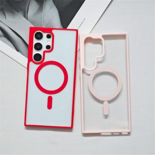 Coque magnétique Galaxy S24 évite les bris d'écran grâce au pare-chocs blanc - 5