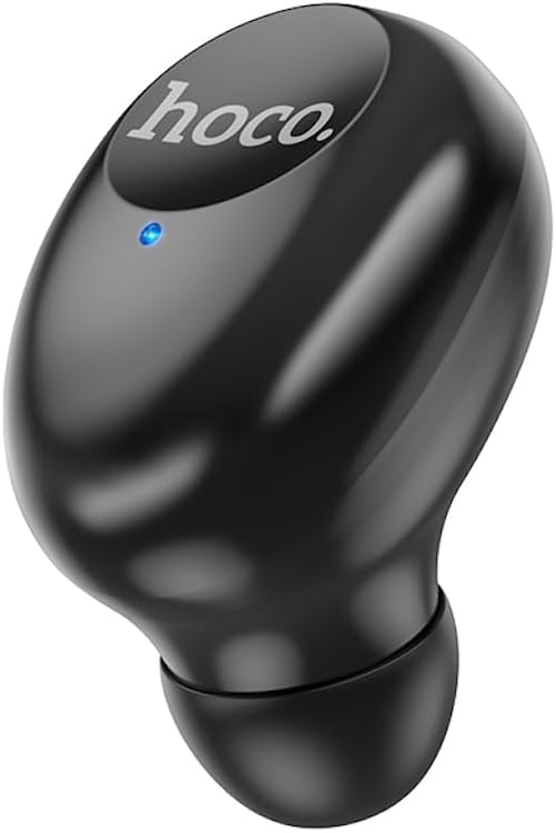 Hoco E64 - Mini Wireless Bluetooth Headset With Mic, Bluetooth V5.3, Use Time: Up To 10 Hours, Standby Time: Up To 100 Hours, Compatible With iPhone Samsung OnePlus Huawei Xiaomi Oppo - Black