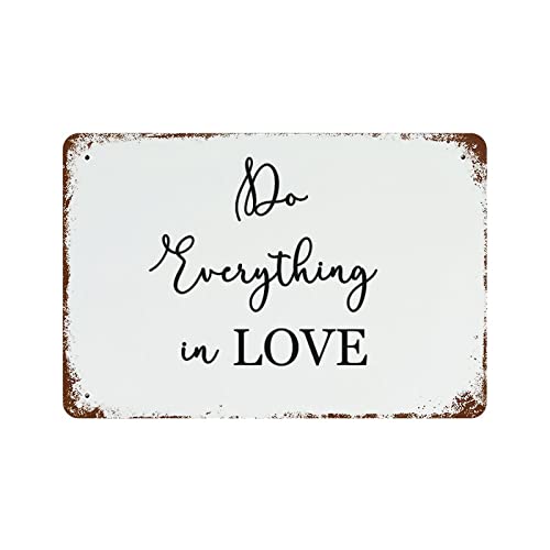 Panneau aluminium Do Everything in Love une touche d'inspiration - 2
