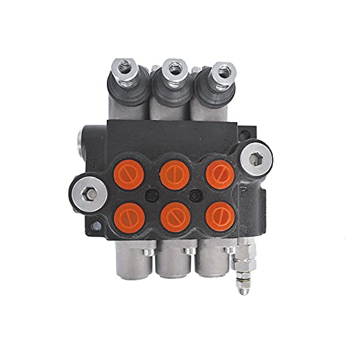 TINVHY 3 Spool Hydraulic Control Valve Double Acting Control Monoblock