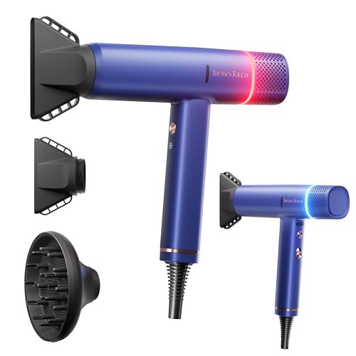 Ionic Hair Dryer with Diffuser and Concentrator, Professional Lightweight Quiet Blow Dryer, Powerful...