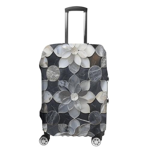 Luggage Covers Anti-Scratch Suitcase Cover Pattern Flower Washable Elastic Suitcase Protector Travel Luggage Protector Covers Carry On Luggages Cover XL (30-32 inches)