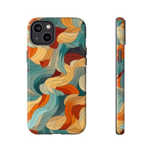 Coque feuille iPhone 14 Plus multicolore pour sublimer votre style au quotidien