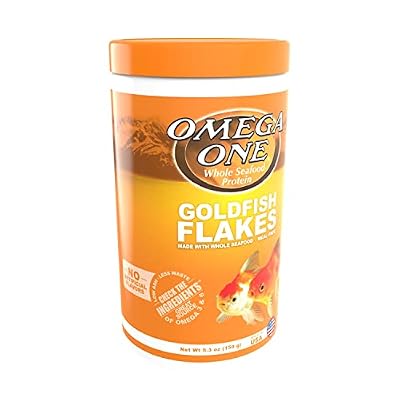 Omega One Goldfish Flakes, 5.3 oz.