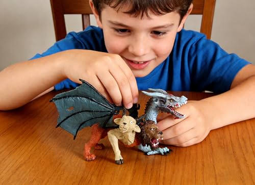 Image of SmilerSmile 7 inch Chimera Figurine Plastic Sea Creature Toy | Solid PVC Action Figure, Simulation Sea Animals, Educational Ocean Animal Model, Non-toxic Safe Bath Toy