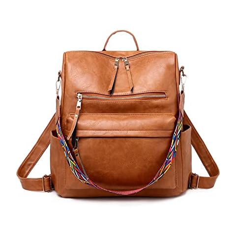 LHHMZ Women's Large Fashion Backpack Vintage Waterproof Travel Casual Daypack Convertible Satchel Handbags Cover