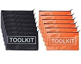 Oxford Tool Pouch Zipper Bag, 12 Pack Tool Zipper Pouch, Utility Bag Small Tool Bag Multipurpose Zippers Pouch
