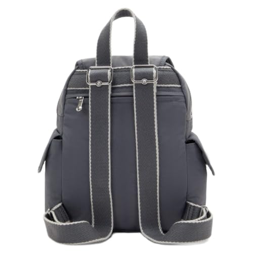 Image of Kipling Women's City Pack Mini Backpack (Pack of 1), Moonlit Grey, 29 x 27 x 14, KIPLING City Pack Mini Moonlit Grey BACKPACKS