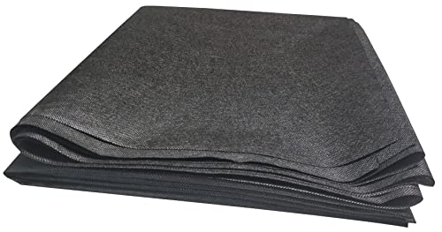 3 yds. X 63 ins. Upholstery Dust Cover Fabric Replacement, Non-Woven Black Cambric Fabric for Under Cloth of Couches, Recliners, Loveseats, Chairs, Sofas or Mattresses Bottom Cover