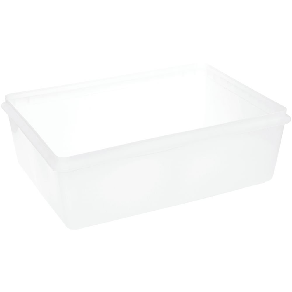 IEL - LACHANCE Food Storage Container Translucent 3.2 Gallon Plastic- 15 3/4" L x 11 3/8" W x 5 5/16" D by HUBERT – 3.2 gallons, Polyethylene, Translucent, Model 69575633259
