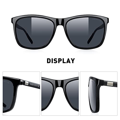 Merry's Unisex Polarized Aluminum Sunglasses Vintage Sun Glasses For Men/Women S8286 #TOP2