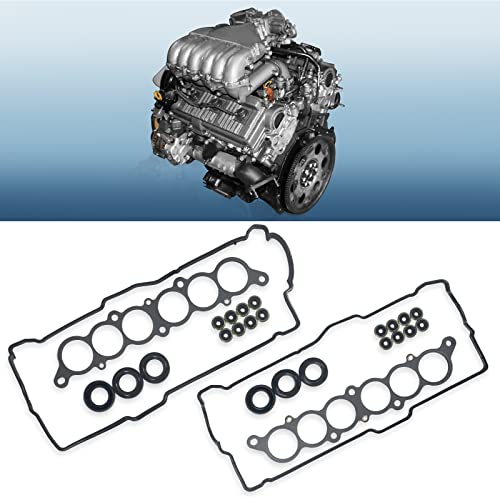 Lqito Engine Cylinder Valve Cover Gasket Set Fits Toyota