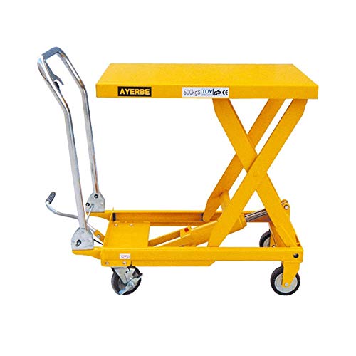 Ayerbe AY-500-MH Mesa Hidraúlica Elevadora con Capacidad Hasta 500 Kgs