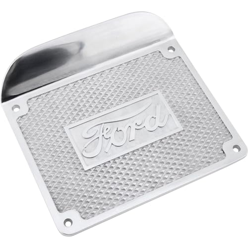 Juego de placas para estribos de aluminio pulido Speedway Motors miniatura 2