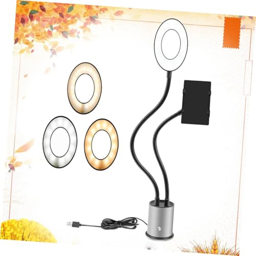 Luz de relleno para celular Mipcase con soporte flexible para maquillaje y videos 4