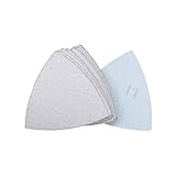 sourcing map Triangle Détail Ponceuse Papier Verre Crochet et Boucle 3-1/2 Pouce Tampon P...