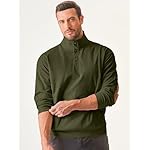 JMIERR Men's Corduroy Sweatshirt Casual Long Sleeve Stand Collar Button Pullover Sweatshirts with Pockets - Image 5