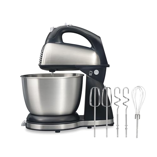 Hamilton Beach Classic Stand and Hand Mixer, 4 Quarts, 6
