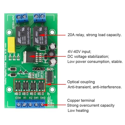 Controlador de motor de CC regulable para solucionar cambios de marcha 5