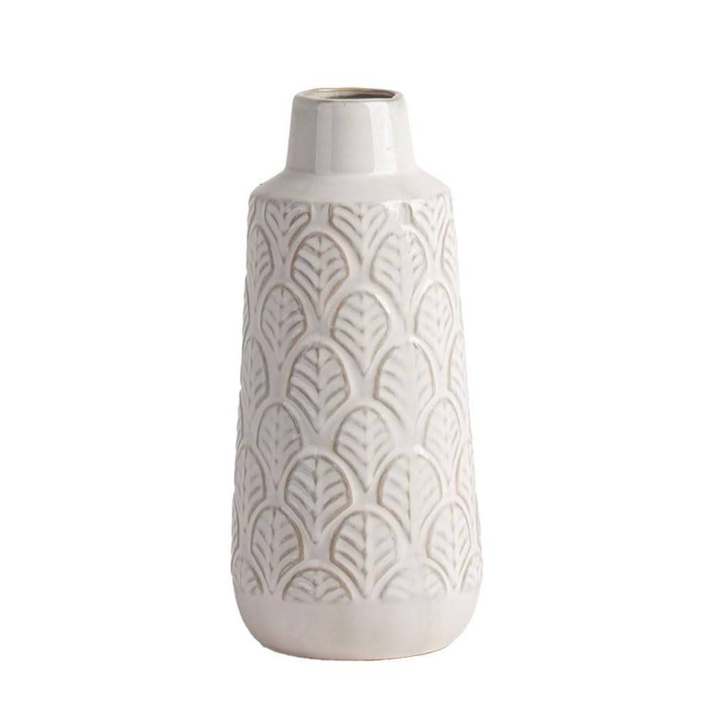 Vase Für Blumen Wohnzimmer Relief Keramik Vase Ornament Retro Blumenarrangements Blumenbeet Dekoration Dekorationen Für Wohnzimmer