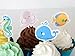Set of 12 under The sea handmade Ocean Animal Creature Cake Cupcake Toppers for Ocean Sea Theme Birthday Party Supplies Under The Sea Party Decoration