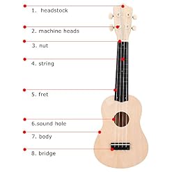 Faites votre propre kit d’ukulélé bricolage Ukulélé Hawaii Ukulélé de concert pour débutants, enfants, enfants… - Les Beatles, Paul McCartney, John Lennon, RIngo Starr, George Harrison Faites votre propre kit d'ukulélé bricolage Ukulélé Hawaii Ukulélé de concert pour débutants, enfants, enfants… – Image 4