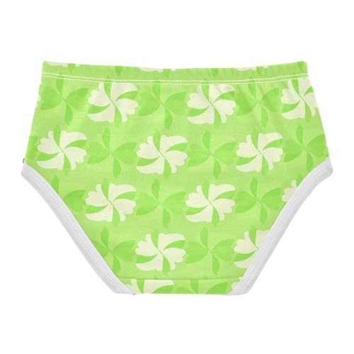 Girls' Underwear Abstract Green Toddle Brief Panties 23026562