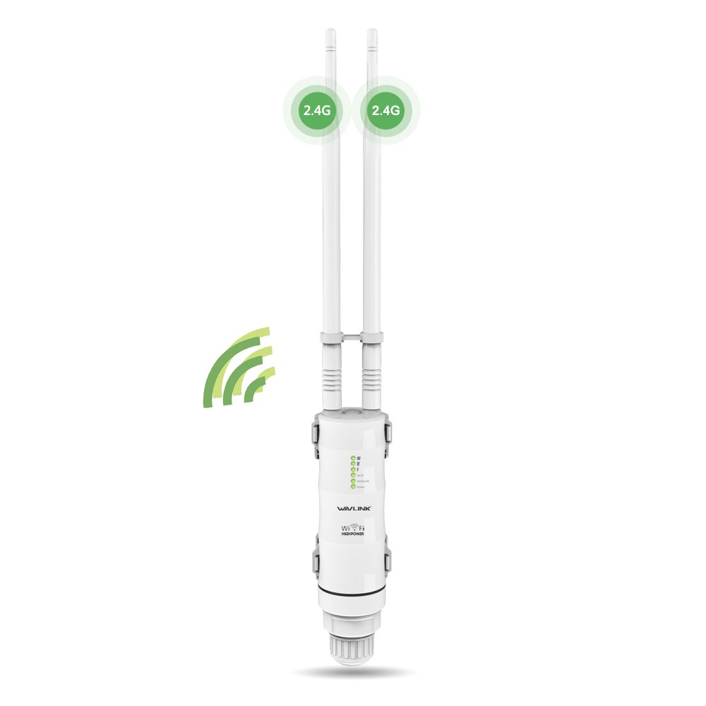 Amplificatore WiFi Dual-band 1200 Mbps, Estensore Di Segnale Con Porta WAN E LAN, Copertura Per Casa, Ufficio, Camper E Esterni