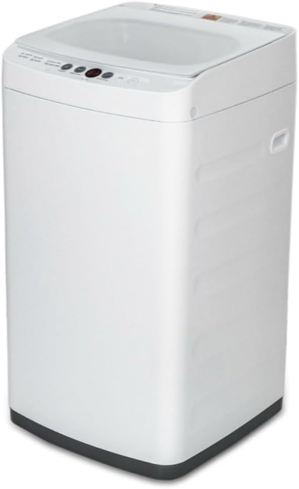 Compact Washing Machine – 1 Cu Ft Capacity Portable Washer White Ideal for Houses Apartments & Dorms