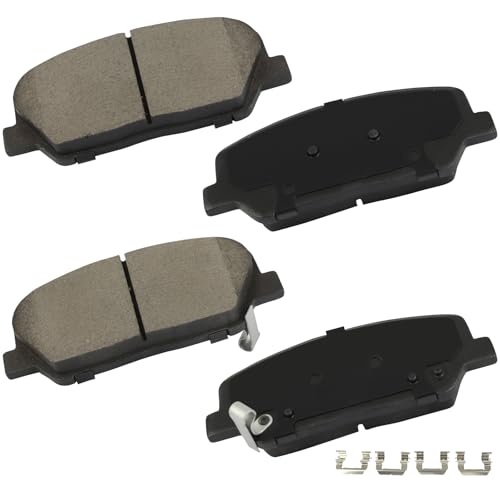 Image of cciyu D1413 Front Ceramic Disc Brake Pads Kit For Hyundai For Genesis Coupe 2010-2016,For Veloster 2013-2016,For Kia For Optima 2011-2015