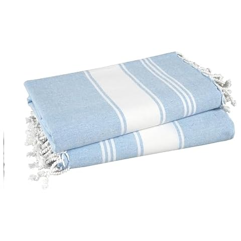 LANE LINEN 100% Cotton Beach Towel with Beach Bag, 2 Piece for Adults Cover