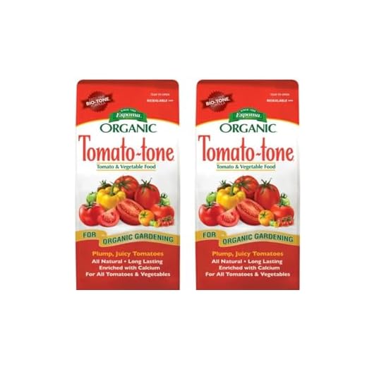 Espoma Organic Tomato-Tone 3-4-6 with 8% Calcium. Organic Fertilizer for All Types of Tomatoes and Vegetables. Promotes Flower and Fruit Production. 4 lb. Bag - Pack of 2