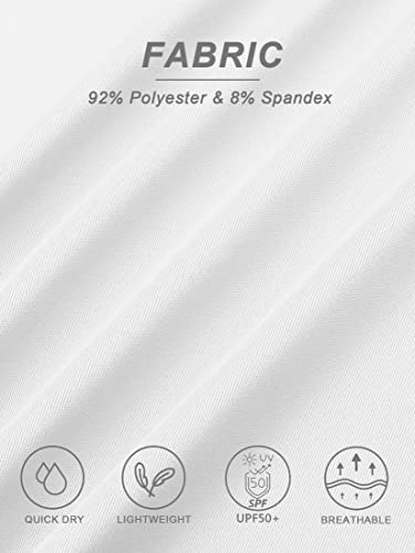 Tacvasen Womens Collared Golf Shirts Womens Long Sleeve Golf Shirts Upf 50+ Sun Protection Polo Shirts Tennis Tops Collared Shirts White #TOP6