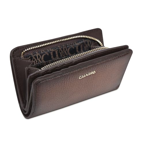 Cuadra Wallet for Women Leather Deer Brown Multi Card (Brown)3